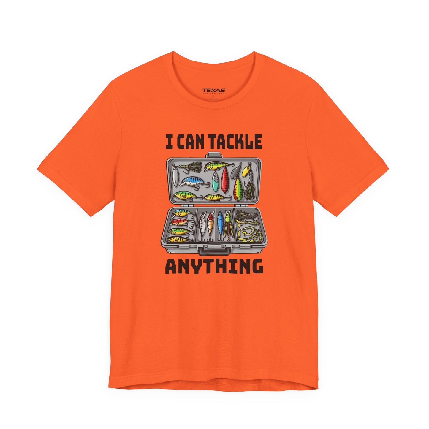 Texas Rigged Tees I Can Tackle Anything — Unisex Cotton Tee