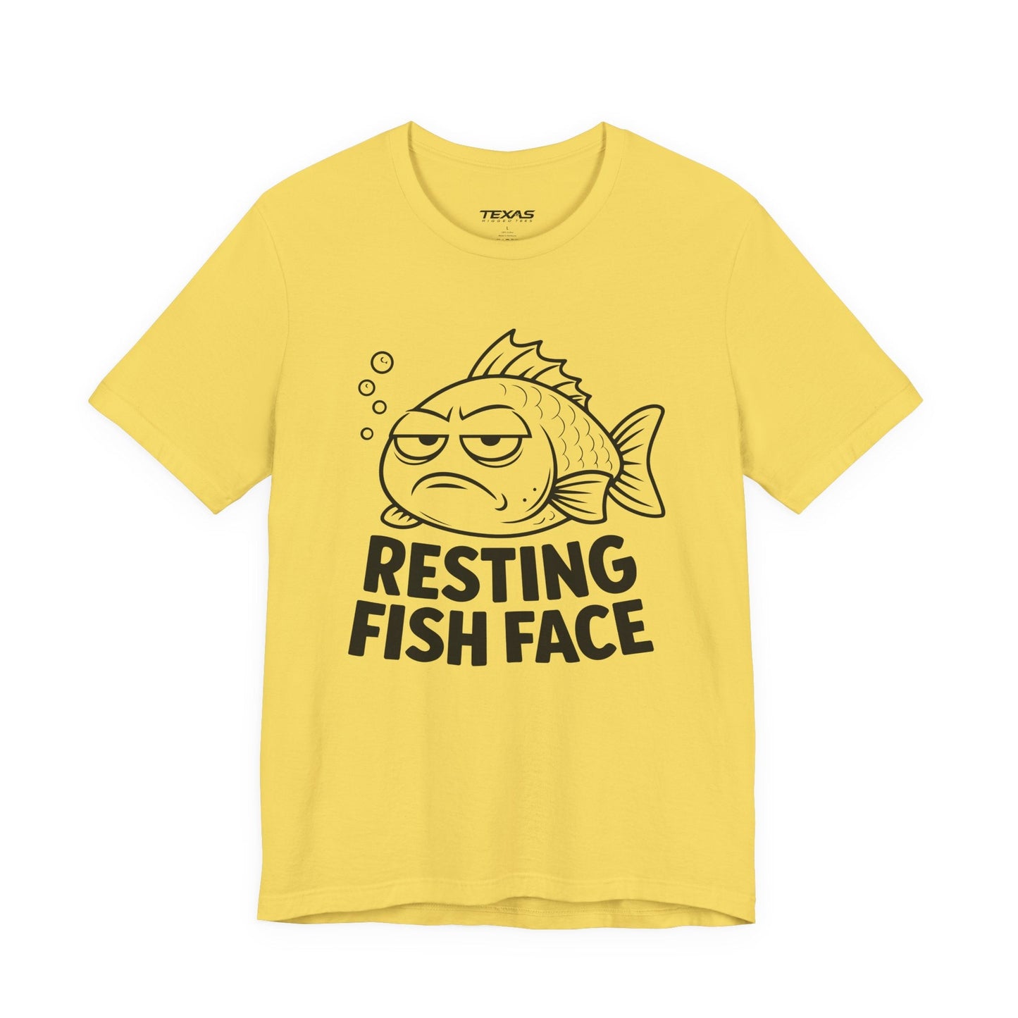 Texas Rigged Tees Resting Fish Face — Unisex Cotton Tee