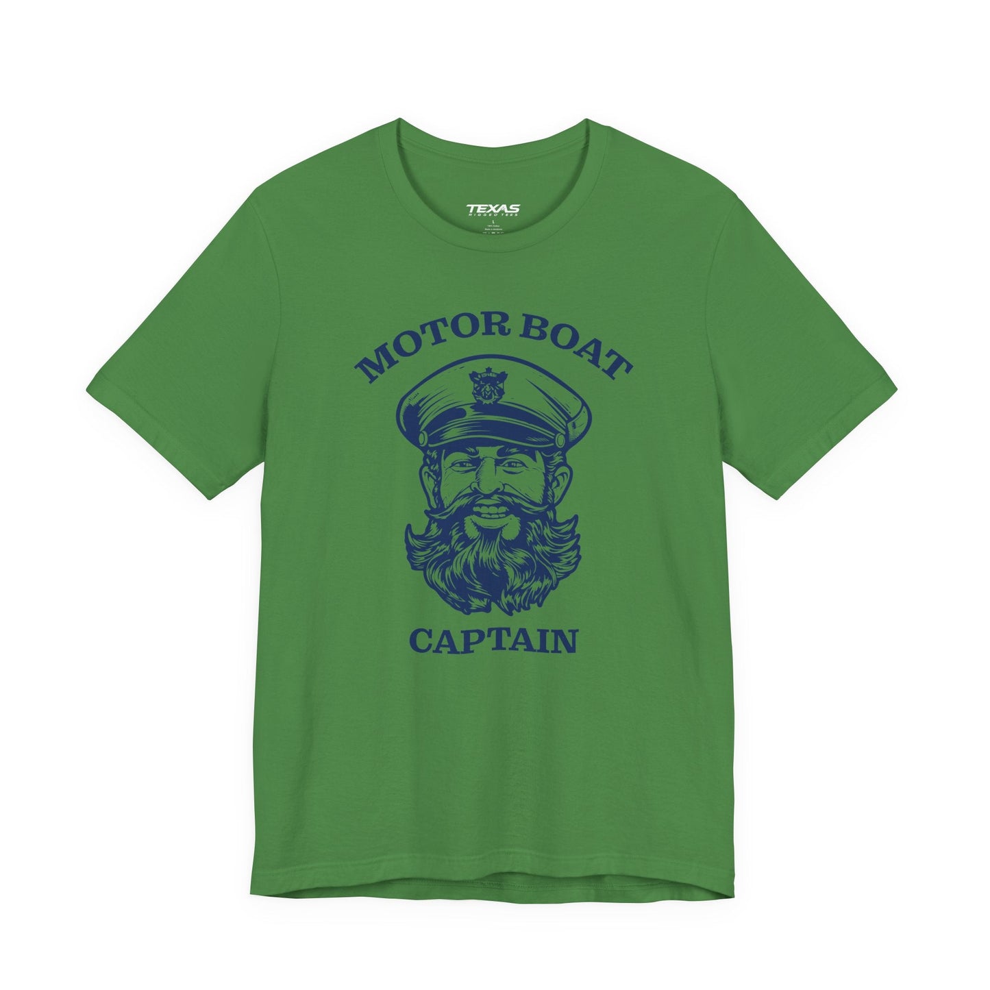Texas Rigged Tees Motor Boat Captain — Unisex Cotton Tee