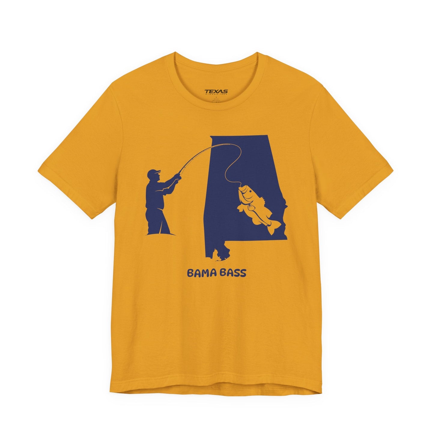 Texas Rigged Tees Bama Bass — Unisex Cotton Tee