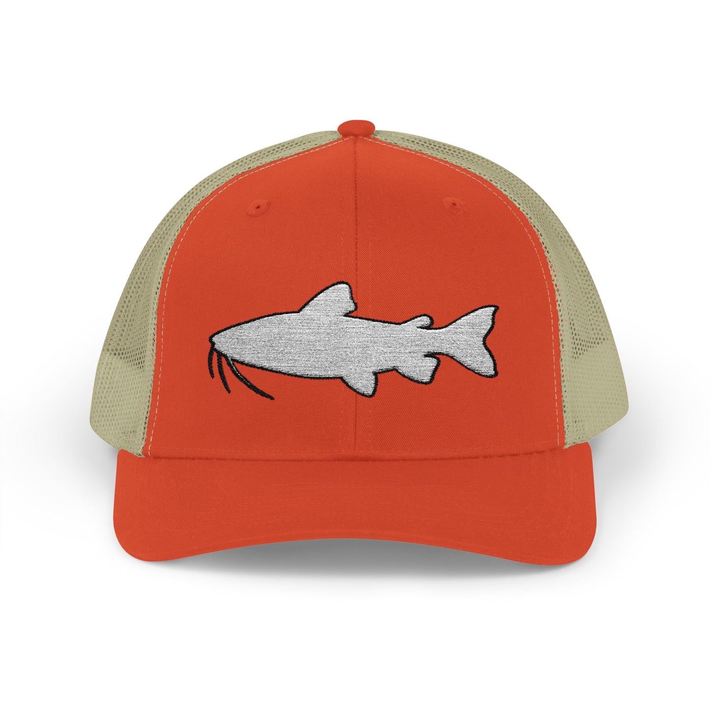 Texas Rigged Tees Catfish Silhouette — Embroidered Baseball Cap