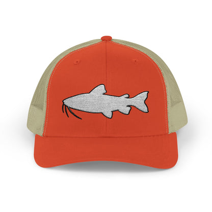 Texas Rigged Tees Catfish Silhouette — Embroidered Baseball Cap