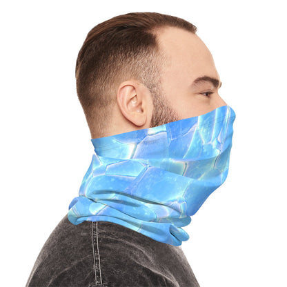 Texas Rigged Tees Fractal Ice — Unisex Neck Gaiter (SPF 50+)