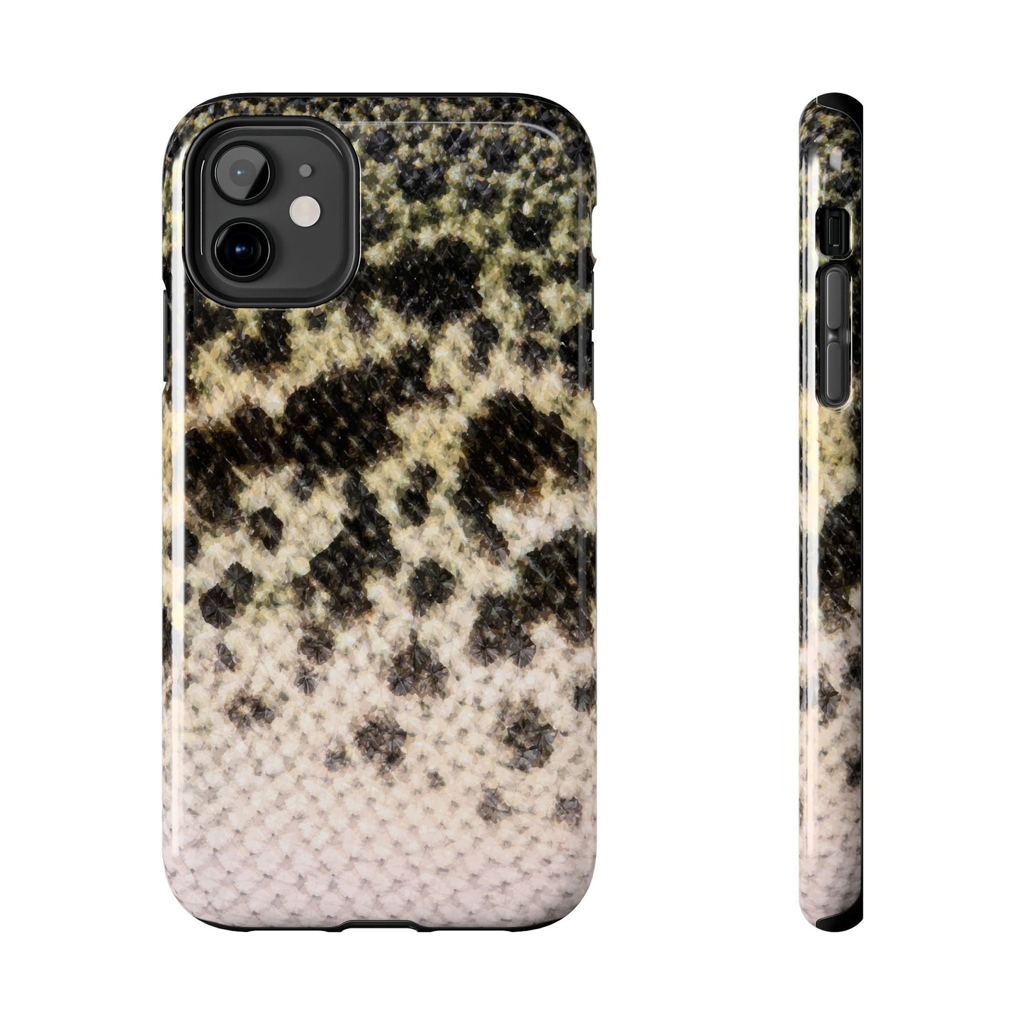 Texas Rigged Tees Black Crappie — Tough Phone Case