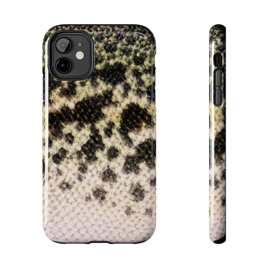 Texas Rigged Tees Black Crappie — Tough Phone Case