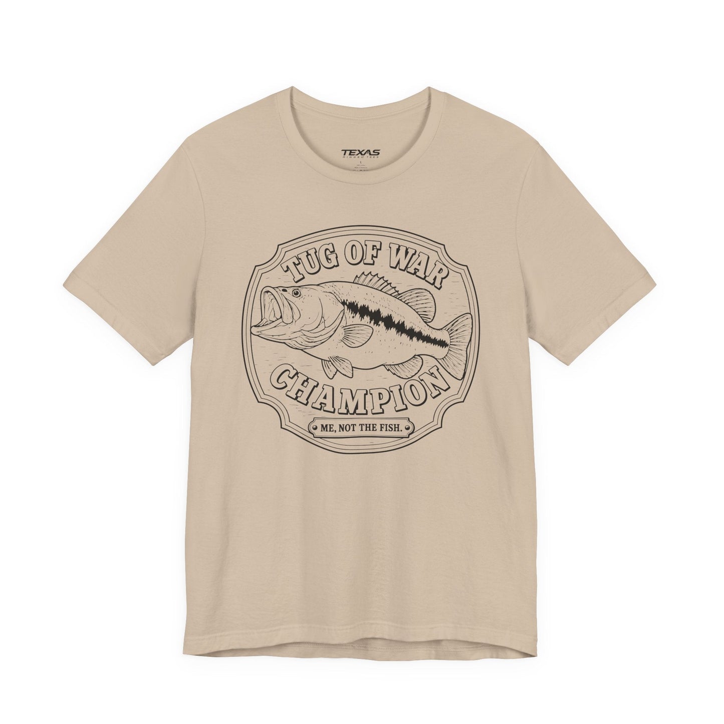 Texas Rigged Tees Tug of War Champion — Unisex Cotton Tee