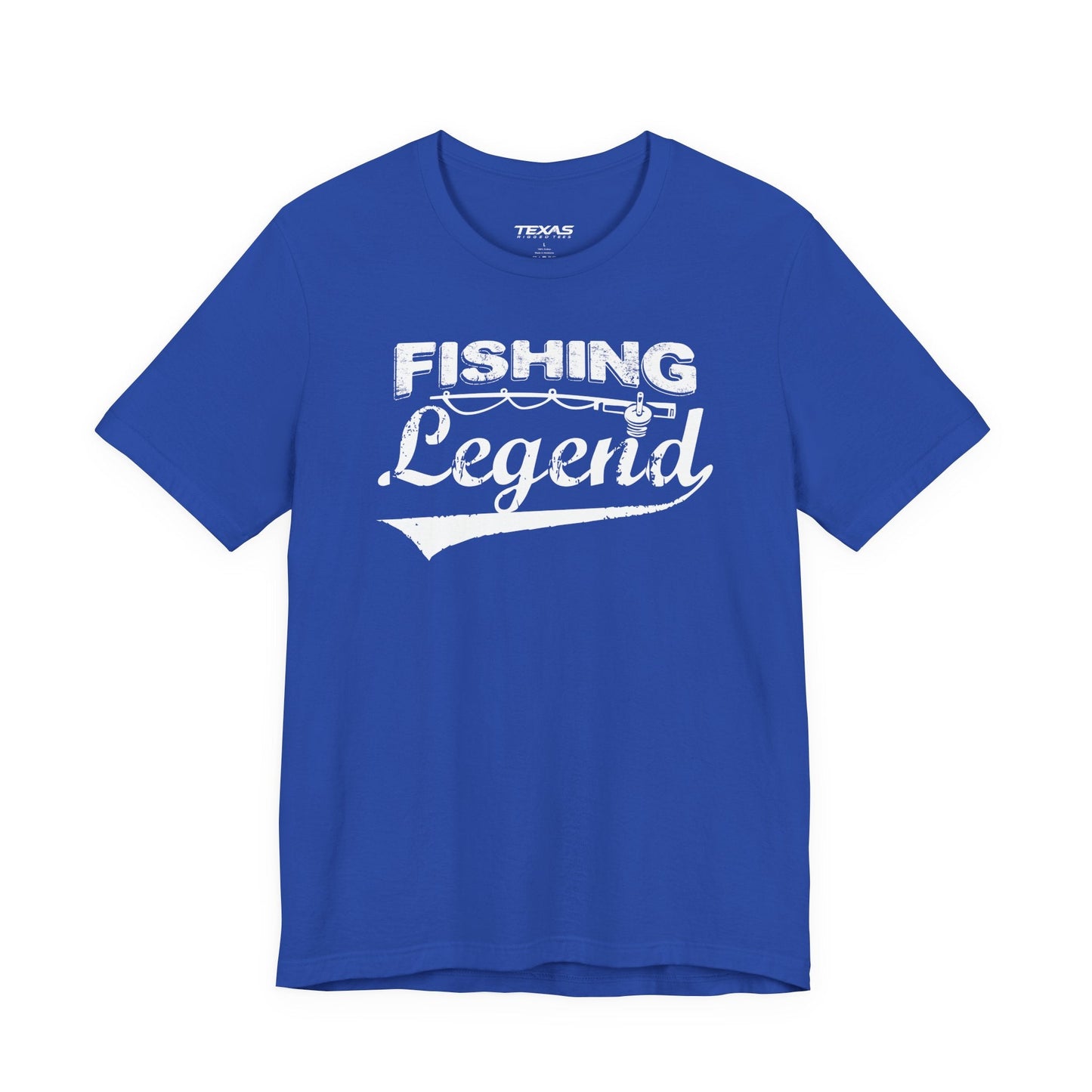 Texas Rigged Tees Fishing Legend — Unisex Cotton Tee