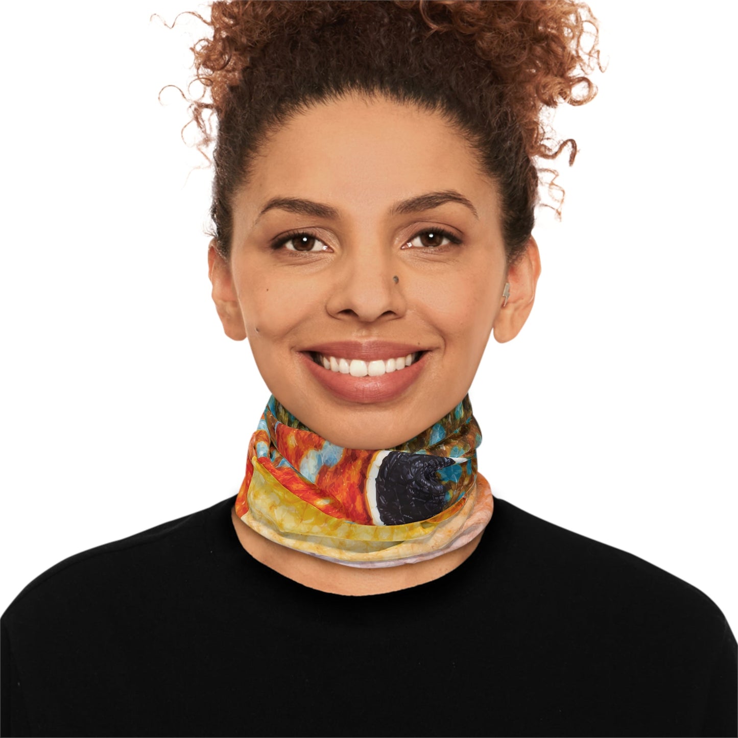 Texas Rigged Tees Longear Sunfish — Unisex Neck Gaiter (SPF 50+)