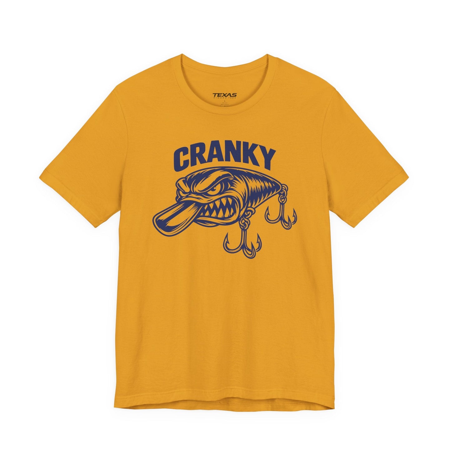 Texas Rigged Tees Cranky — Unisex Cotton Tee
