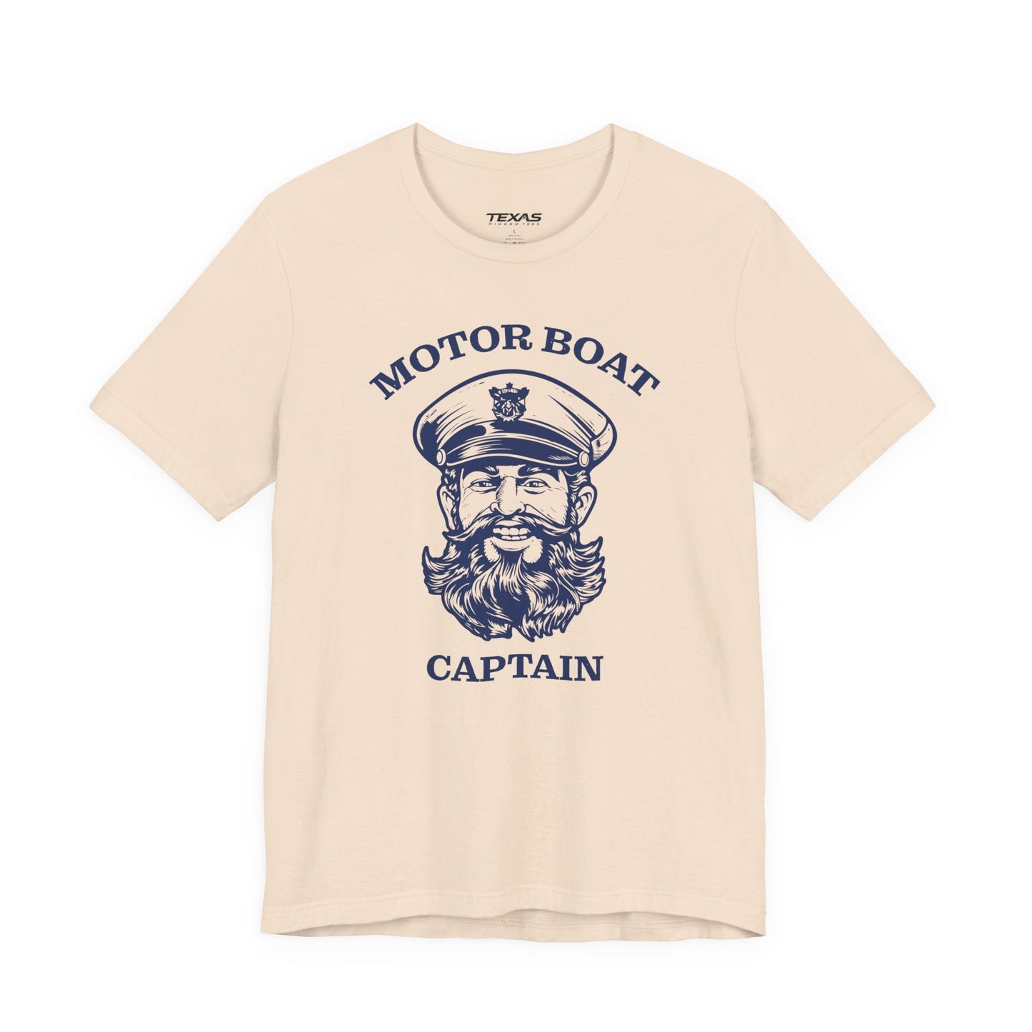 Texas Rigged Tees Motor Boat Captain — Unisex Cotton Tee