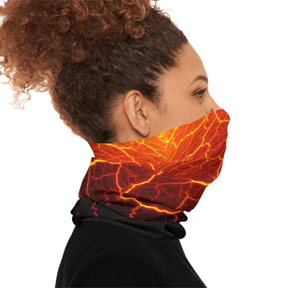 Texas Rigged Tees Molten Magma — Unisex Neck Gaiter (SPF 50+)