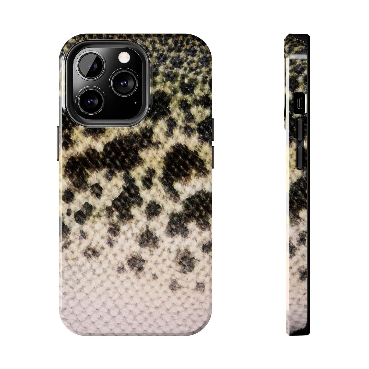 Texas Rigged Tees Black Crappie — Tough Phone Case