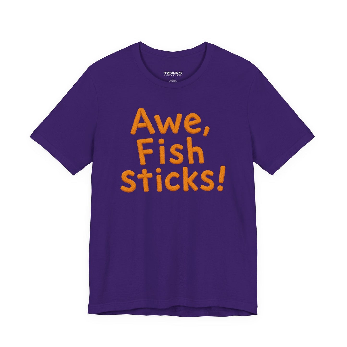 Texas Rigged Tees Awe, Fish Sticks! — Unisex Cotton Tee