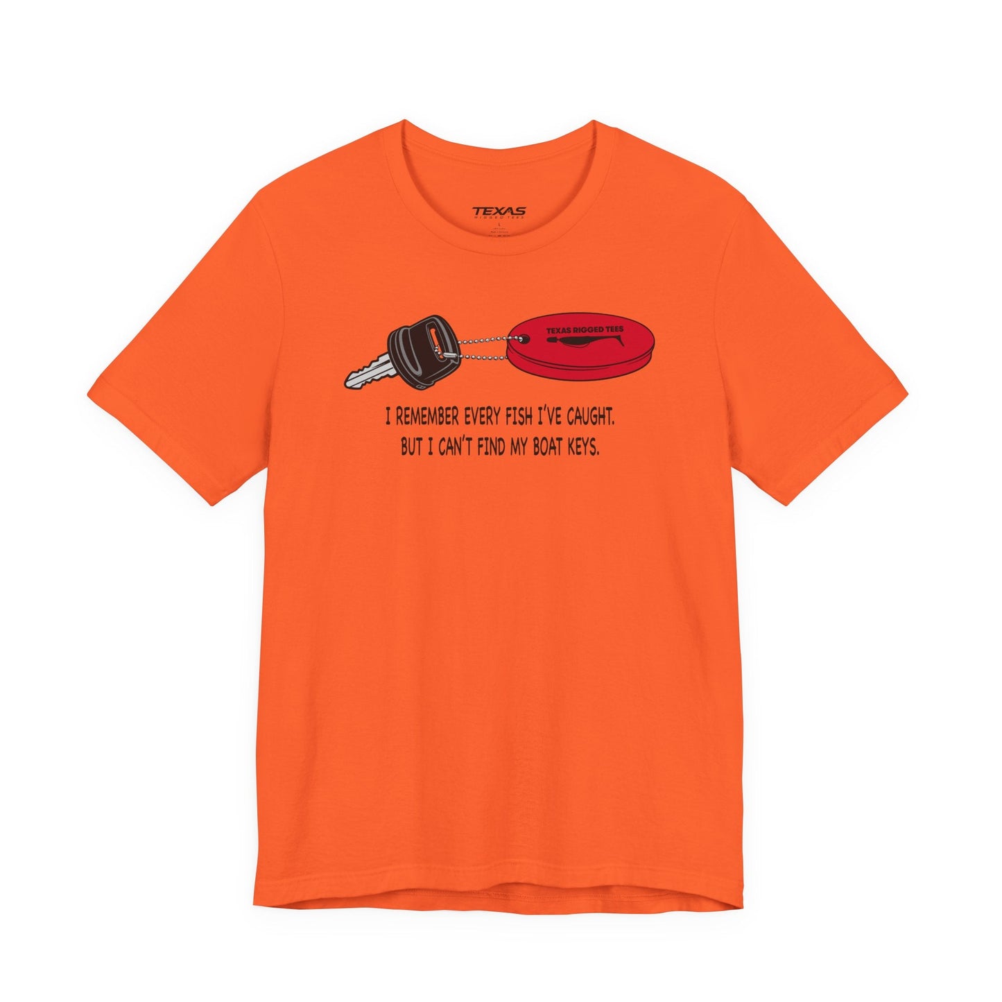 Texas Rigged Tees I Remember Every Fish I’ve Caught — Unisex Cotton Tee