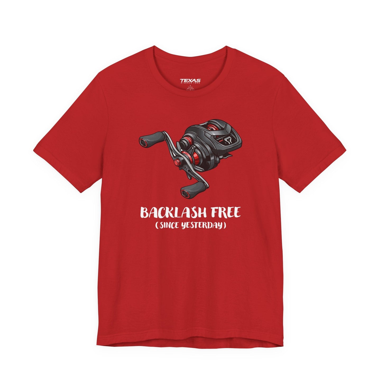 Texas Rigged Tees Backlash Free Since Yesterday — Unisex Cotton Tee