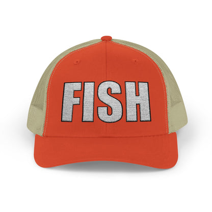 Texas Rigged Tees FISH — Embroidered Baseball Cap
