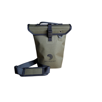 Dry Pocket Waterproof Floating Shell Bag / Dry Bag - Olive Night
