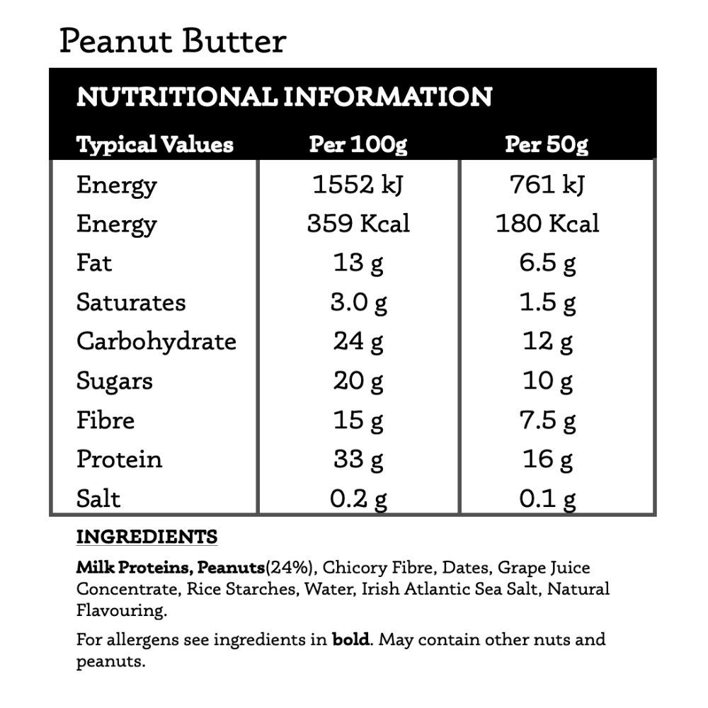 All Real Peanut Butter Protein Bar 50g x 12 bars