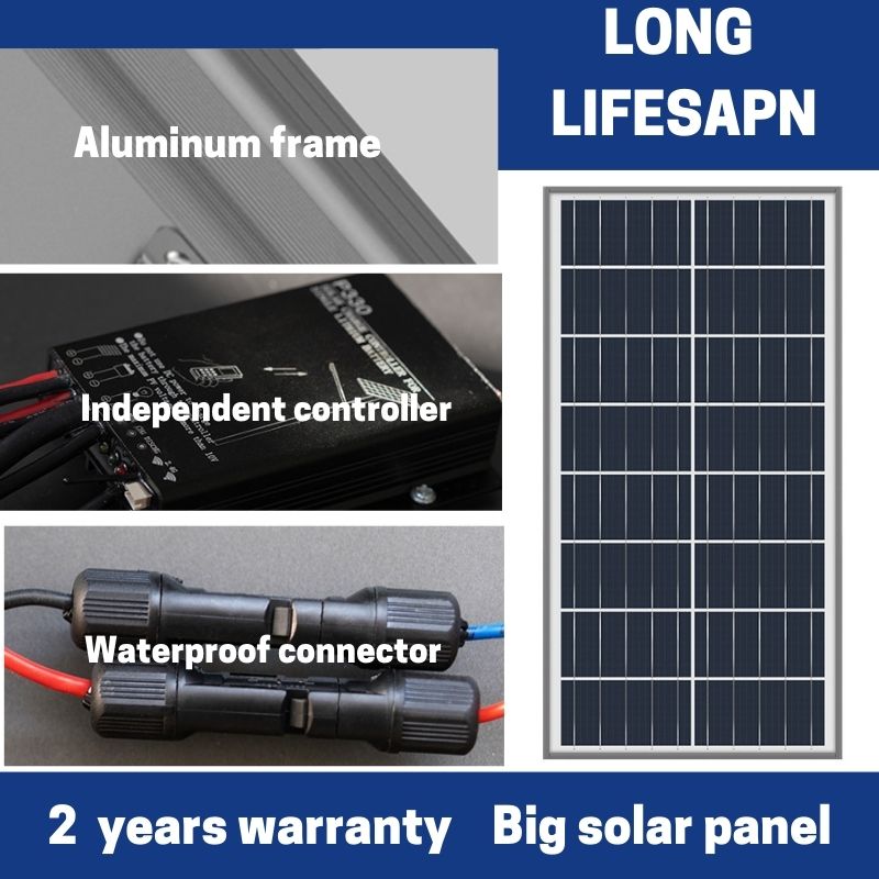 Langy Solar Lights 100 W 200W Commercial solar street light-Stay on