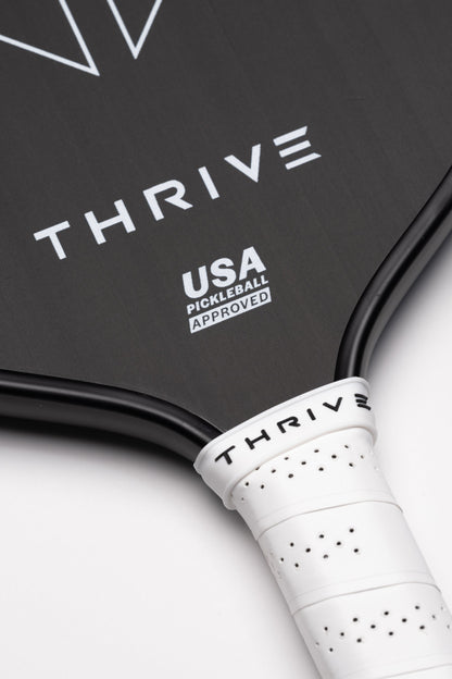 Thrive THREAT 16 Includes custom weight card, paddle cover, paddle eraser, and lead weights.