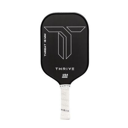 Thrive THREAT 16 SINGLES Includes custom weight card, paddle cover, paddle eraser, and lead weights.