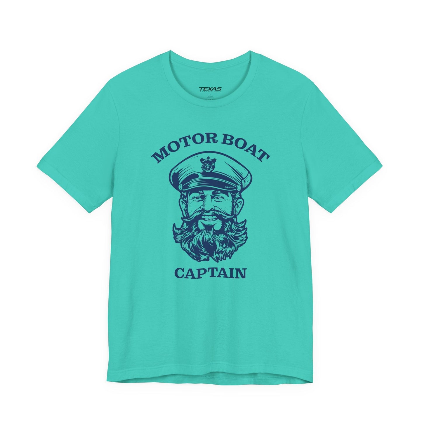 Texas Rigged Tees Motor Boat Captain — Unisex Cotton Tee