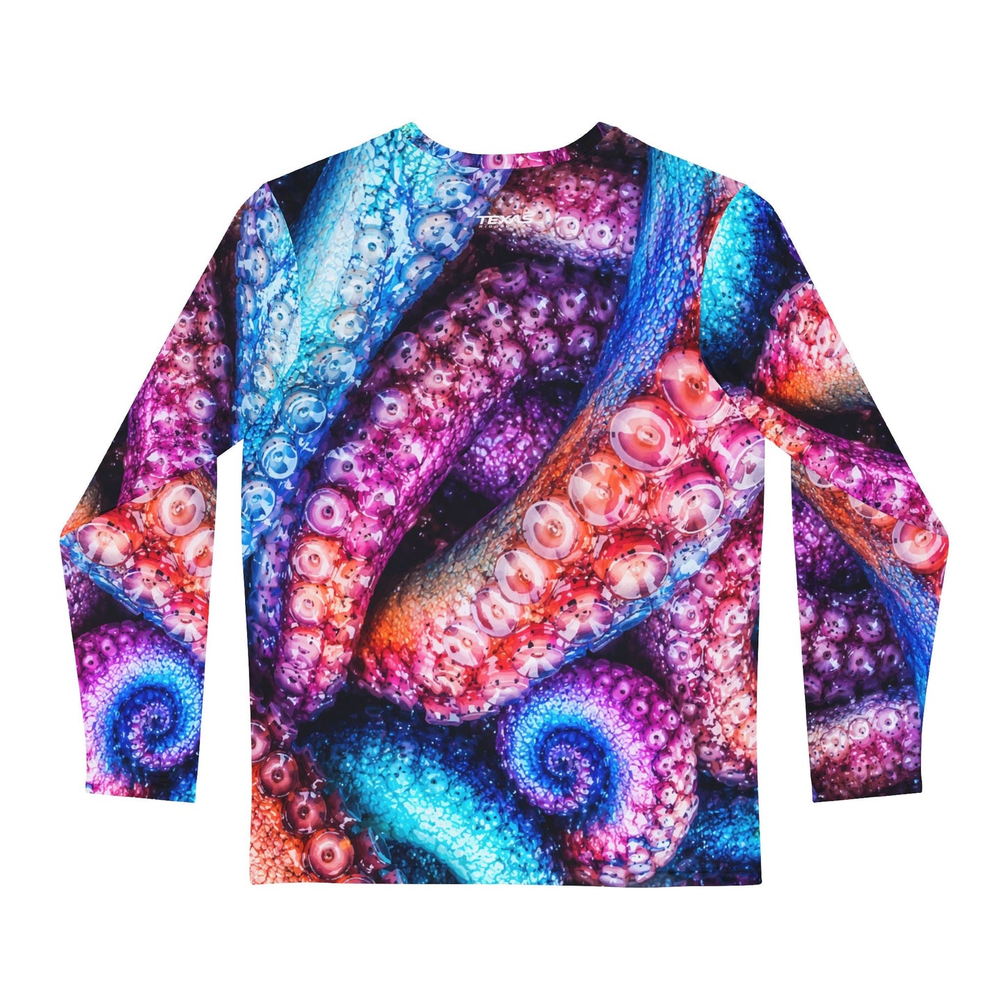 Texas Rigged Tees Colorful Octopus — Unisex Long Sleeve (SPF 50+)