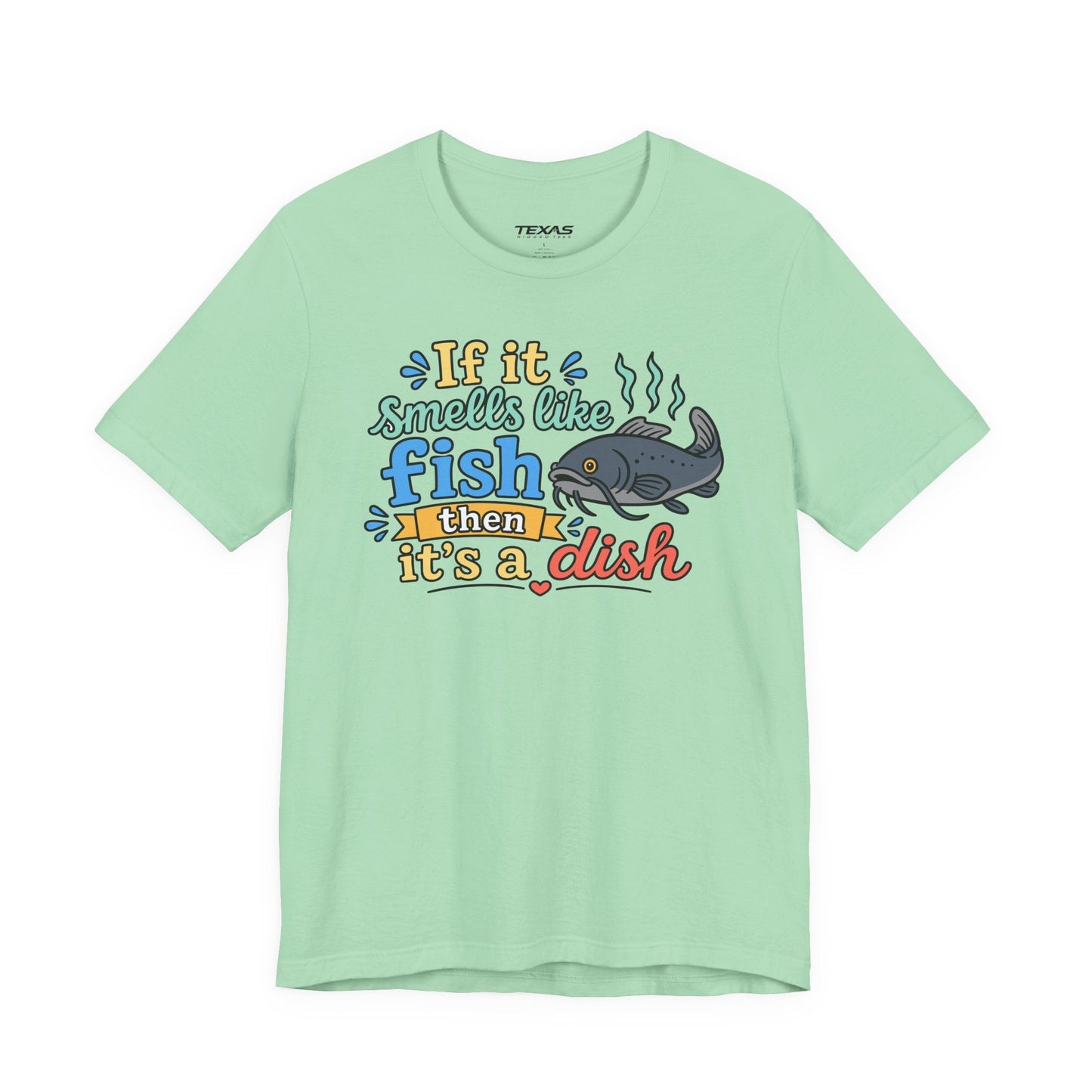 Texas Rigged Tees If it smells like fish — Unisex Cotton Tee