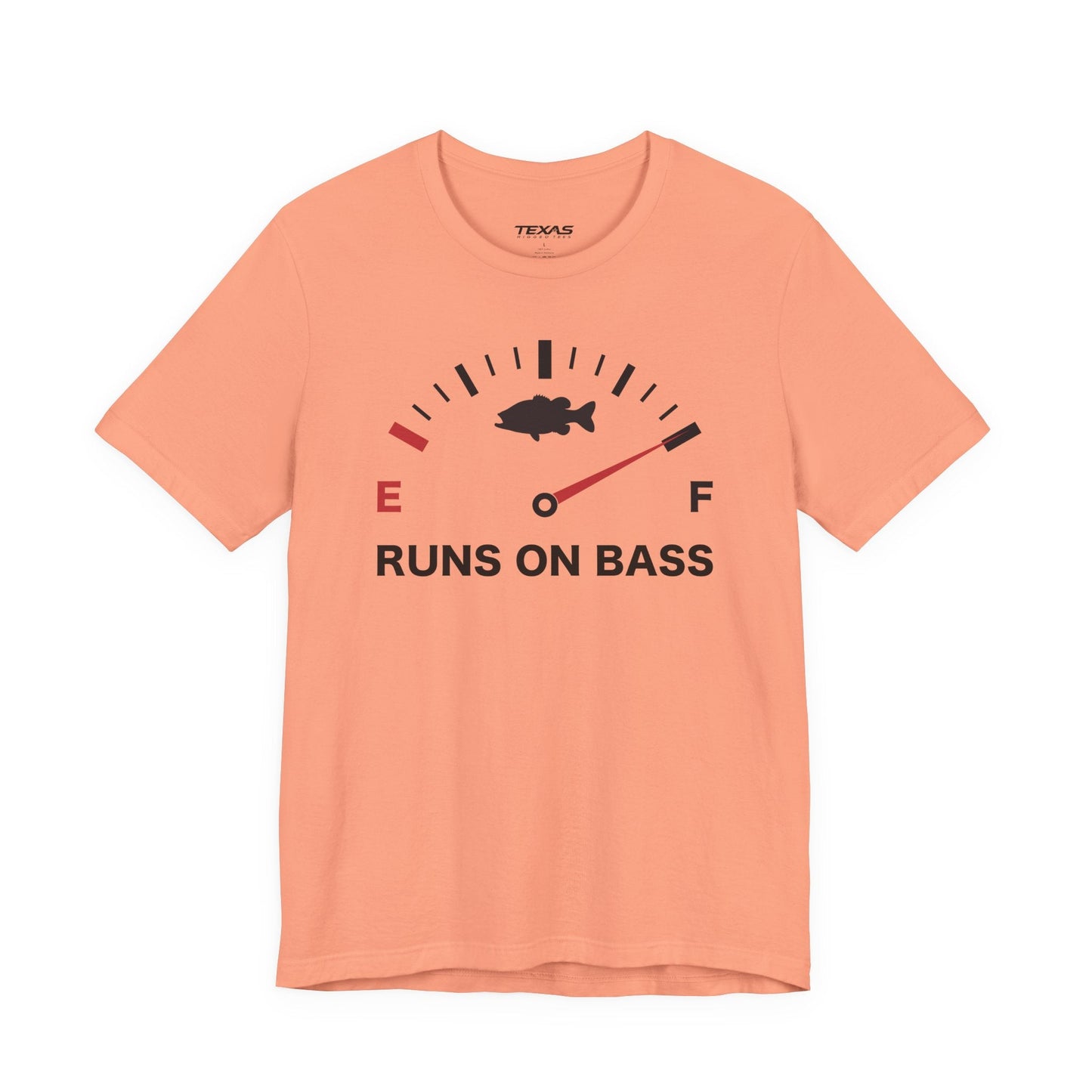 Texas Rigged Tees Runs on Bass — Unisex Cotton Tee