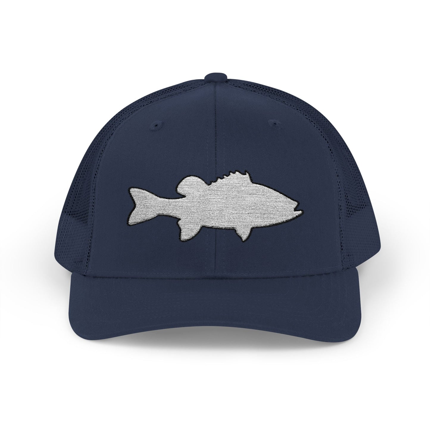 Texas Rigged Tees Bass Silhouette — Embroidered Baseball Cap