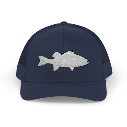 Texas Rigged Tees Bass Silhouette — Embroidered Baseball Cap