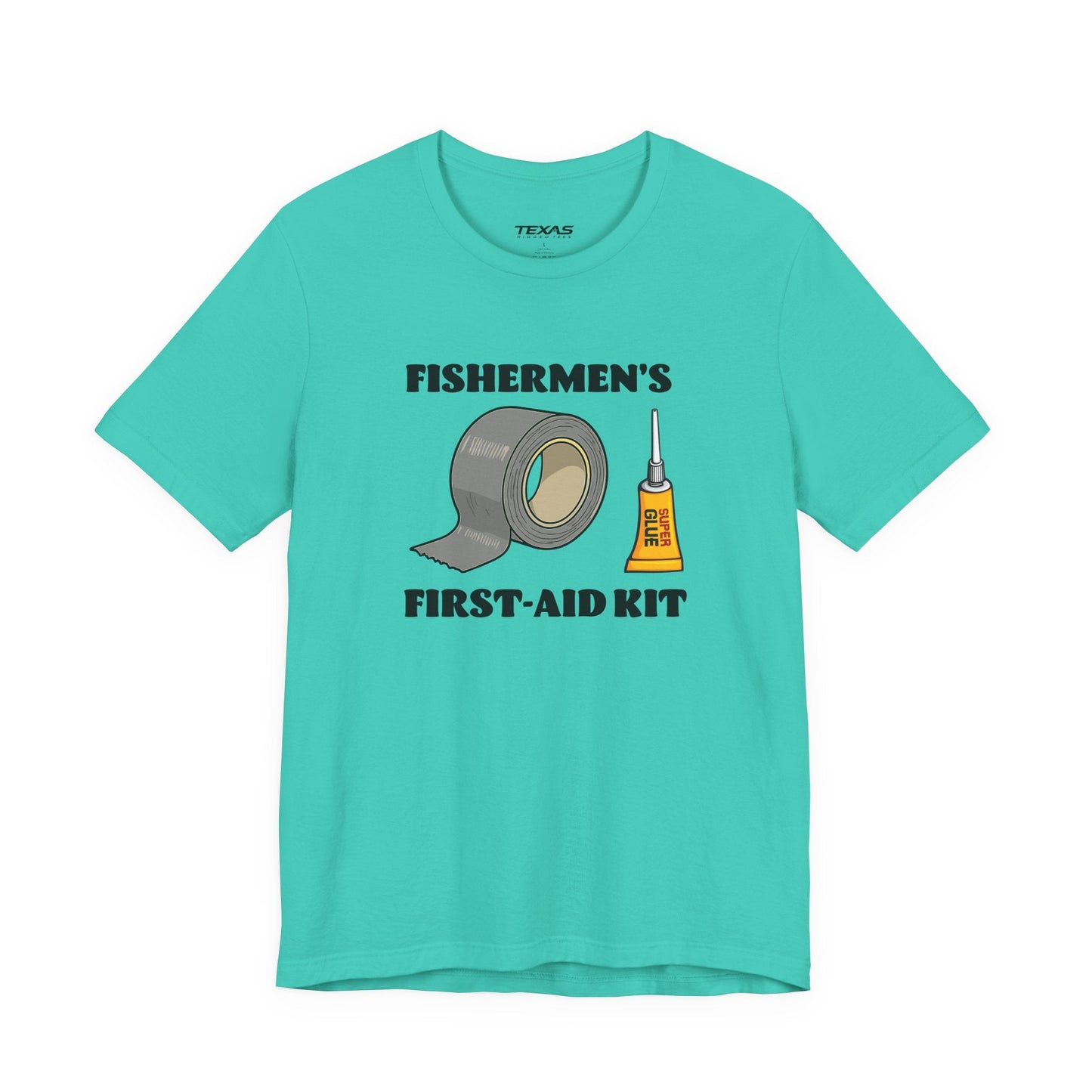 Texas Rigged Tees Fishermen’s First-Aid Kit — Unisex Cotton Tee