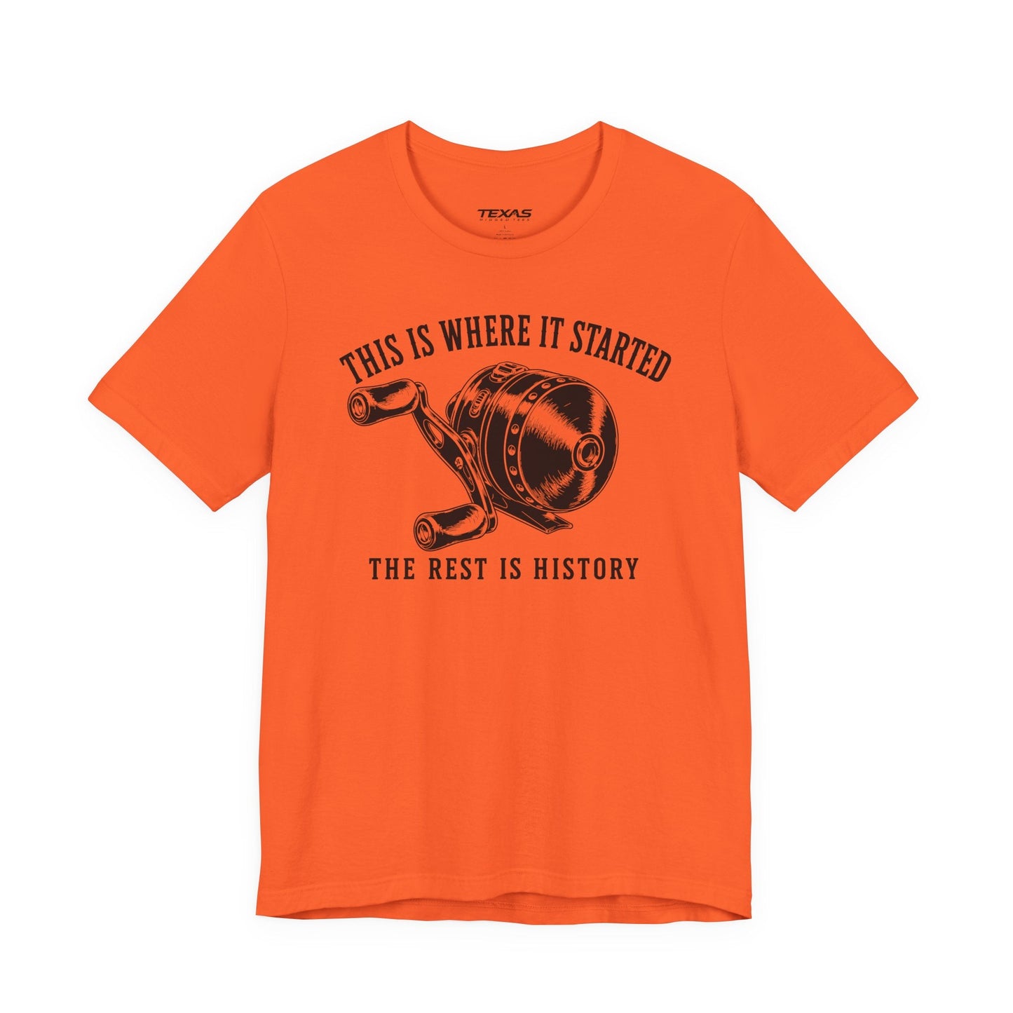 Texas Rigged Tees This Is Where It Started — Unisex Cotton Tee