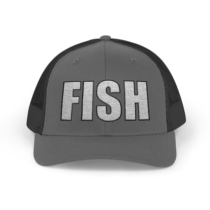 Texas Rigged Tees FISH — Embroidered Baseball Cap