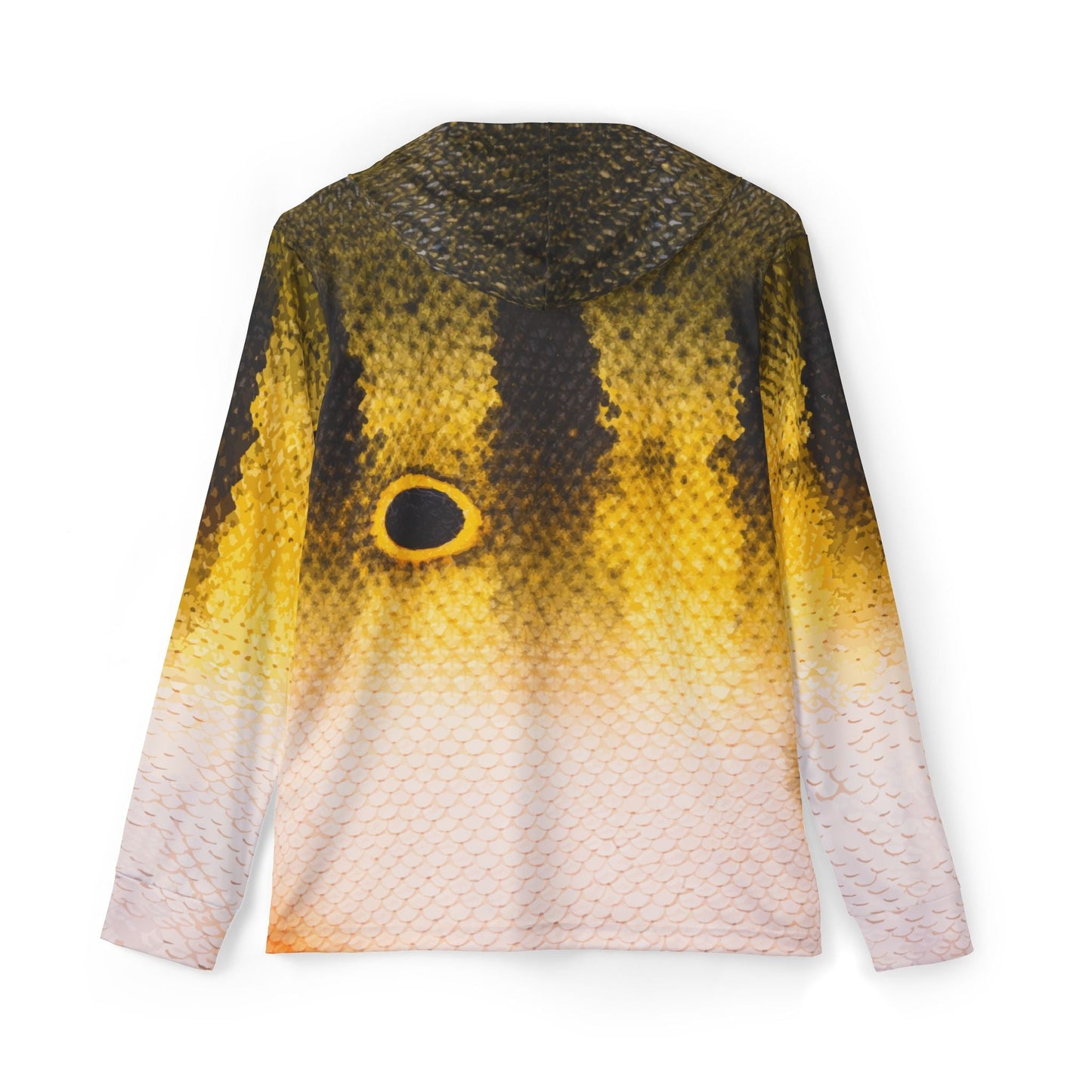 Texas Rigged Tees Peacock Bass — Unisex Fishing Pullover Hoodie (SPF 50+)