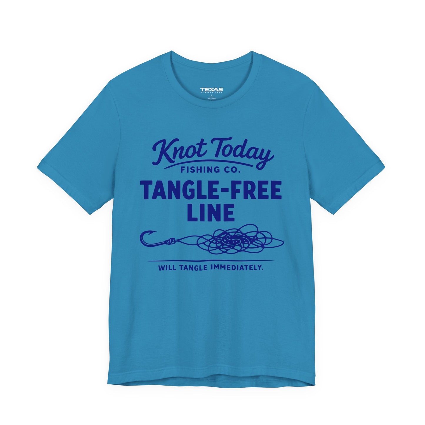 Texas Rigged Tees Knot Today Fishing Co. — Unisex Cotton Tee