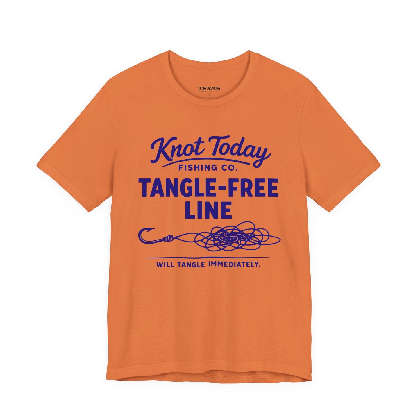 Texas Rigged Tees Knot Today Fishing Co. — Unisex Cotton Tee