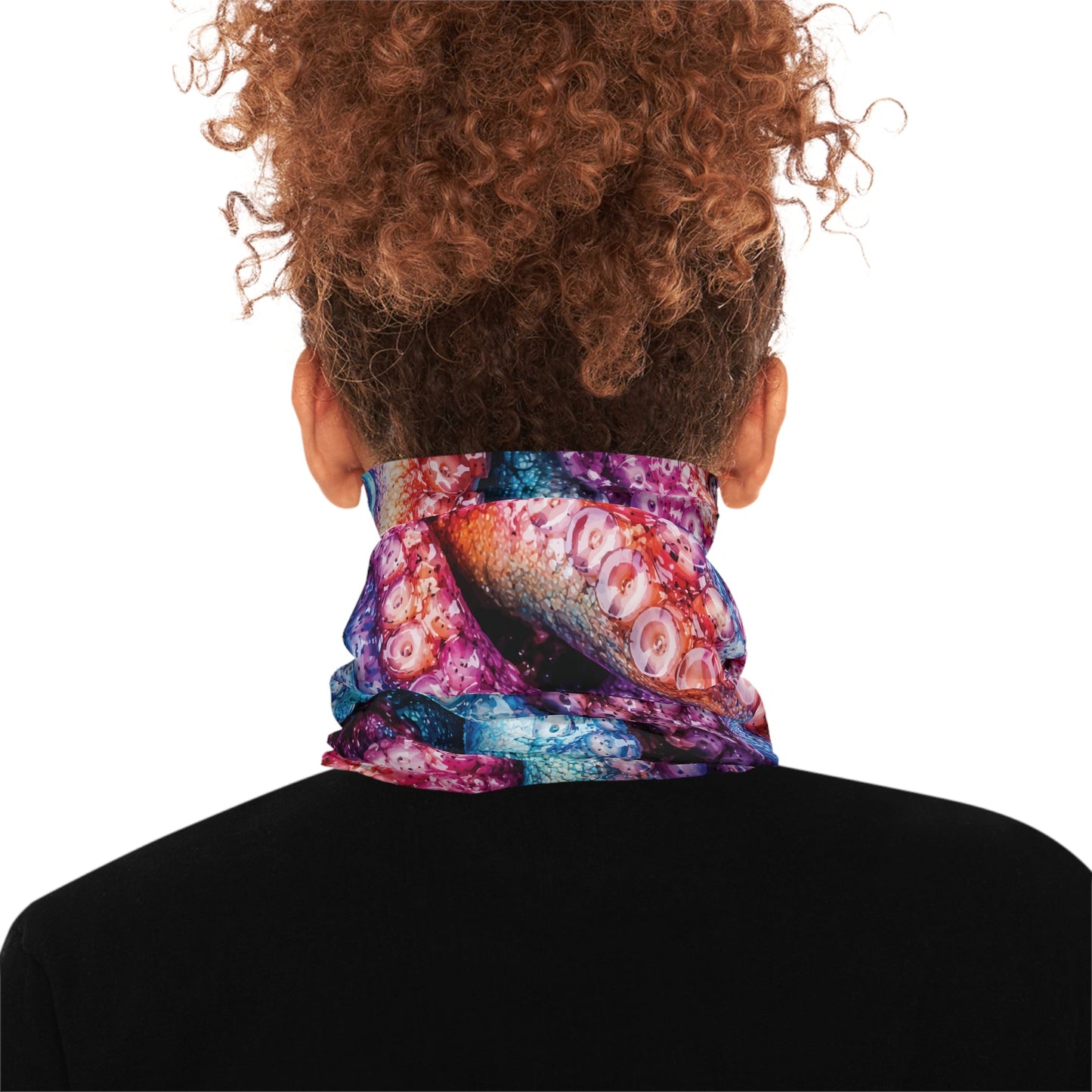 Texas Rigged Tees Colorful Octopus — Unisex Neck Gaiter (SPF 50+)