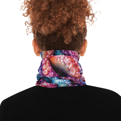 Texas Rigged Tees Colorful Octopus — Unisex Neck Gaiter (SPF 50+)