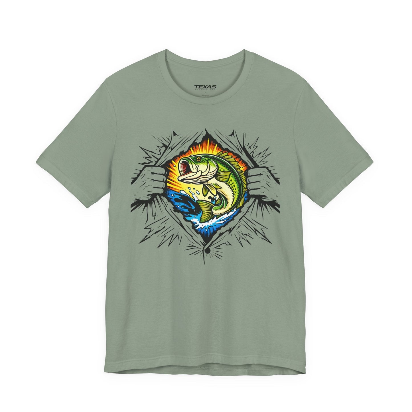 Texas Rigged Tees Fishing Is My Superpower — Unisex Cotton Tee