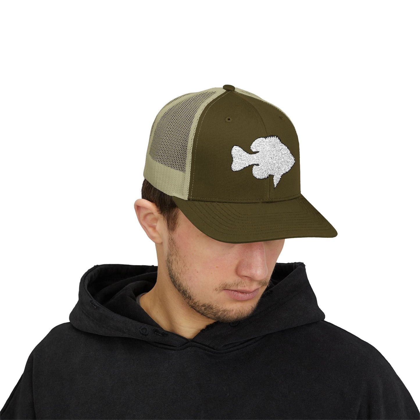 Texas Rigged Tees Bluegill Silhouette — Embroidered Baseball Cap