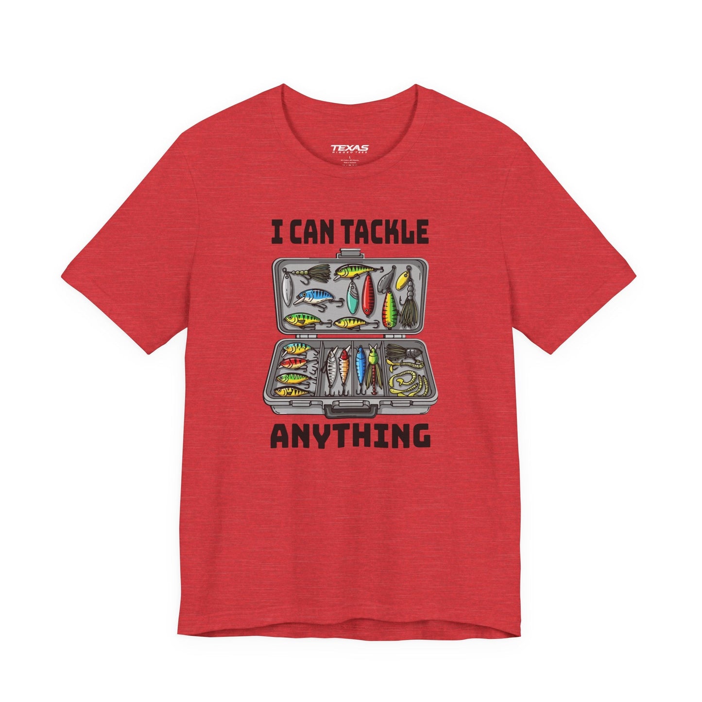 Texas Rigged Tees I Can Tackle Anything — Unisex Cotton Tee