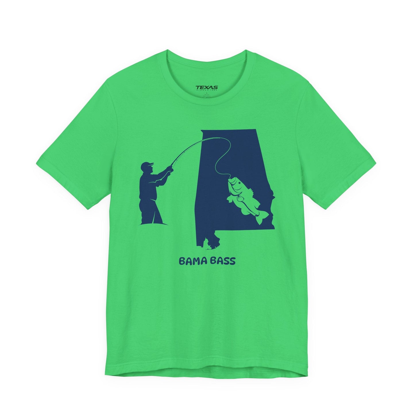 Texas Rigged Tees Bama Bass — Unisex Cotton Tee