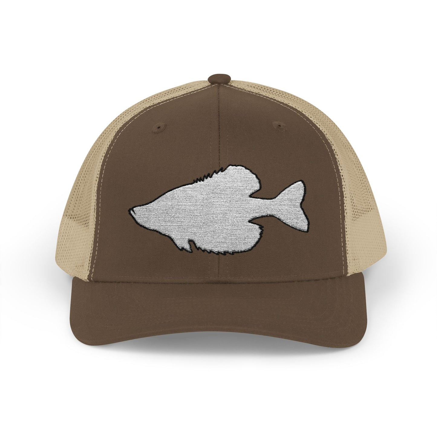 Texas Rigged Tees Crappie Silhouette — Embroidered Baseball Cap