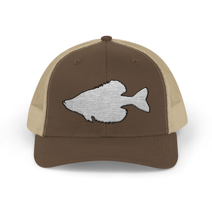 Texas Rigged Tees Crappie Silhouette — Embroidered Baseball Cap