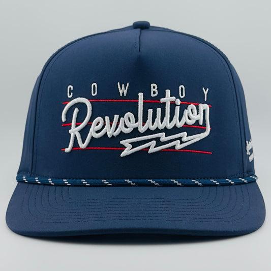 “Lightning" Navy Blue - Cowboy Revolution 5-panel Performance Hat