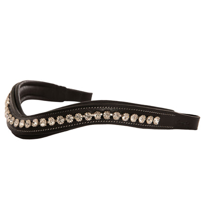 Bridles & Reins ExionPro Elegant & Attractive White Crystal Browband