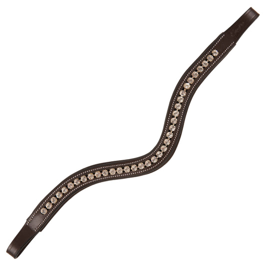 Bridles & Reins ExionPro Elegant & Attractive White Crystal Browband