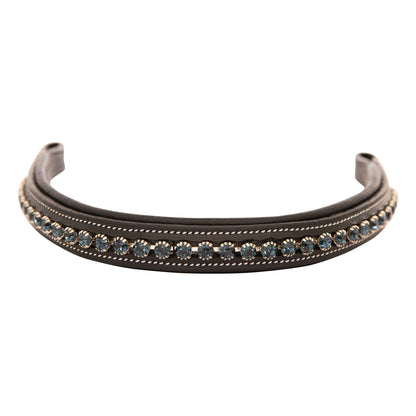 Bridles & Reins ExionPro Montana Blue Crystal Browband