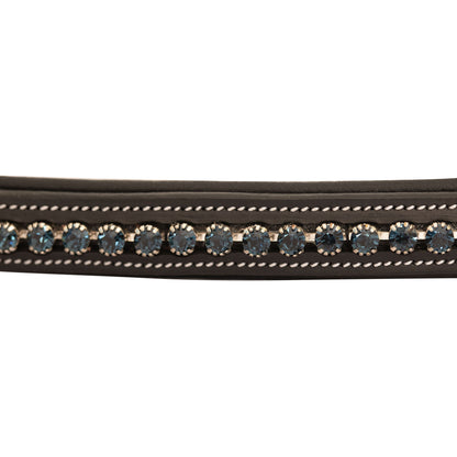 Bridles & Reins ExionPro Montana Blue Crystal Browband